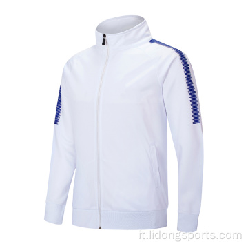 Uomini di moda all&#39;ingrosso Sport Jaket con striscia laterale